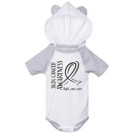 

Inktastic Skin Cancer Awareness- Fight care cure Gift Baby Boy or Baby Girl Bodysuit