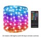 thumbnail image 2 of Bewildely Tira de luces LED USB, Control por aplicación Bluetooth, lámpara de cadena de alambre de cobre, luz de hadas impermeable para exteriores para Iluminación navideña Numero 3 Bewildely HA025790-03, 2 of 6