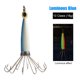 thumbnail image 4 of Señuelos de pesca LED Luminous Squid Jigs Señuelo de pesca 8 garras Accesorio de aparejos de peces, 4 of 6