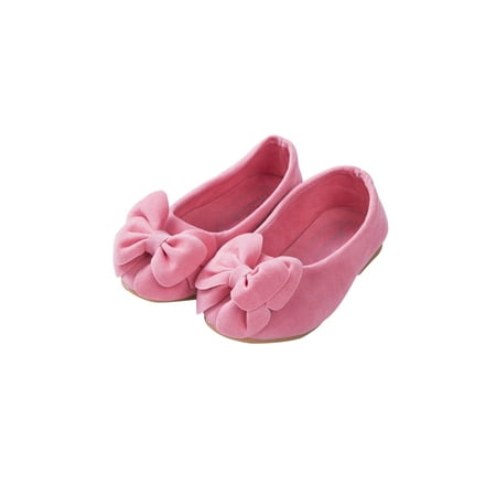 

Yejaeka Toddler Baby Girl Shoes Princess Cute Bow Flats Soft Slip-on Streetwear Shoes