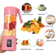 thumbnail image 6 of Personal Blender for Shakes and Smoothies, Portable Blender with 6 Blades, Blender shake Smoothie for Kitchen Personal Size Blenders with Rechargeable, 380Ml Traveling Fruit Veggie Juicer, 6 of 7