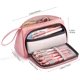 thumbnail image 5 of Estuche de lápices de gran capacidad, estuche de lona con asa, bolsa de cosméticos de almacenamiento de papelería, útiles escolares para estudiantes de secundaria, adolescentes, adultos, oficina, ros TUNC Sencillez, 5 of 5