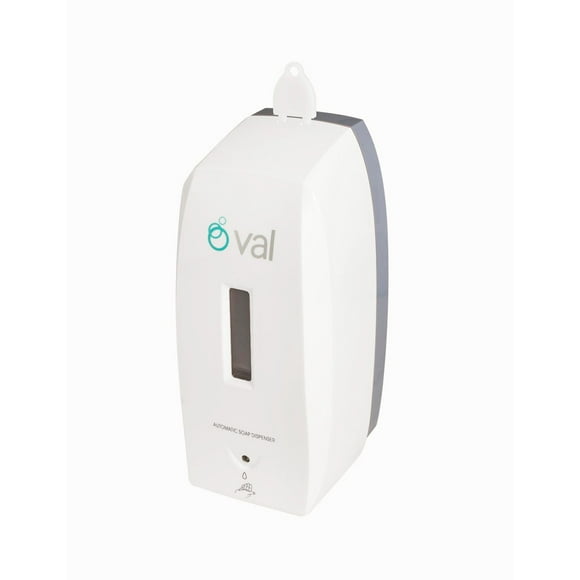 Jabonera Automática Dispensadora Oval 500ml, Blanco C/ Gris Oval DV021