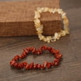 thumbnail image 4 of opvise Elastic Rope Handmade Stone Bracelet Lightweight Irregular Faux Gem Women Bracelet Hand Decor, 4 of 8