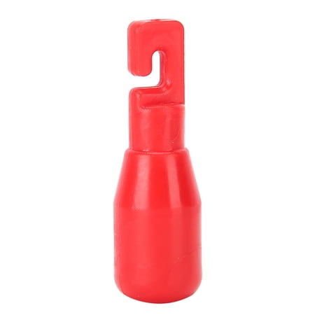 Suodoka 2pcs Hook Type Cane Tip Replacement Accessory for Blind Walking Stick Red Colored Reliable Walking Aid Attachment with Rolling Ball Design for Easy Mobility 10 inches / 25.4 cm[cite: 1]