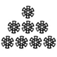 thumbnail image 1 of ETHZZLE 8 Pcs Protège-Embout de Poteau de Randonnée avec Paniers à Neige Légers Durables Noirs pour Randonnée, 1 of 6