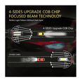 thumbnail image 4 of Kit De Faros Delanteros  Bloosom De 4 Lados Led Rayo Bajo Conector H11 Negro, 4 of 4