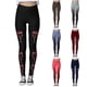 thumbnail image 2 of MKLEKYY Leggings push up para mujer, leggings con estampado de tres cristales y alargados proporcionalmente para mujer, leggings de ejercicio para fitness, pantalones de yoga, 2 of 4