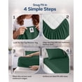 thumbnail image 4 of Utopia Bedding Queen Fitted Sheet Only, Ultra-Soft Microfiber, Deep Pocket, Fits Mattresses Up to 16 Inches - Emerald, 4 of 6