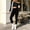 Black, variant on Xdegoge 3 Piece Sets for Women Long Sleeve Off Shoulder Top ,Sports Bra and High Waisted Tummy Control Leggings Outfits Athletic Yoga Gym Tracksuits