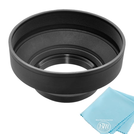 43mm Soft Rubber Lens Hood For Olympus 25mm f/2.8 Pancake Lens