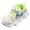 Green, variant on Xijirk Toddler Girls LED Light Up Casual Walking Shoes Kids Children Baby Fashion Shoes Soft Comfortable Footwear For Outdoor Activities,Green,8