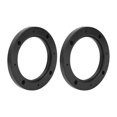 thumbnail image 1 of 2 Pcs Haut-Parleur Audio de Voiture 4 Po Anneau Noir Modification Automobile Remplacement Universel, 1 of 5