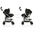 Evenflo Urbini Reversi Lightweight Stroller, TwoTone Fog Black