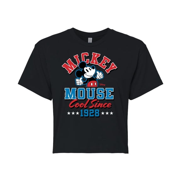 Disney - Mickey Mouse Women's Cropped Graphic T-Shirt