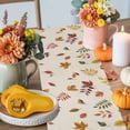 thumbnail image 4 of Thanksgiving Fall Table Runner, Autumn Thanksgiving Kitchen Dining Table Decoration for Home Party Decor 13x120 Inches, 4 of 9