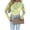 Green, variant on Women's Sheer Floral Print Long Sleeve Top, Crew Neck Stretch Fitted Mesh Blouse, Slim Base Layer for Layering