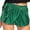 Green, variant on WTXUE Soffe Shorts for Women, Casual Women's Soft Stretchy High Waisted Solid Color Pocket Shiny Leather Shorts Women Quick Drying Solid Pants, Short, Hot Pink