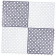 thumbnail image 6 of WHAMVOX Bathroom 4Pcs Non Slip Shower Mat with Drainage Holes and Quick Dry TPE Material in White or Gray, 6 of 8