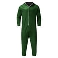 thumbnail image 5 of FAWUUDO Onesie Adult Unisex Christmas Zipper Pajamas Animals One Piece Homewear for Women Men Multicolor, 5 of 9