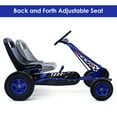 thumbnail image 4 of Costway 4 Wheels Kids Ride On Pedal Powered Bike Go Kart Racer Car Outdoor Play Toy Blue, 4 of 7