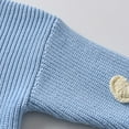 thumbnail image 6 of YunPes Toddler Baby Boy Girl Heart Knit Sweater Kids Outfit Striped Sweater, 6 of 8
