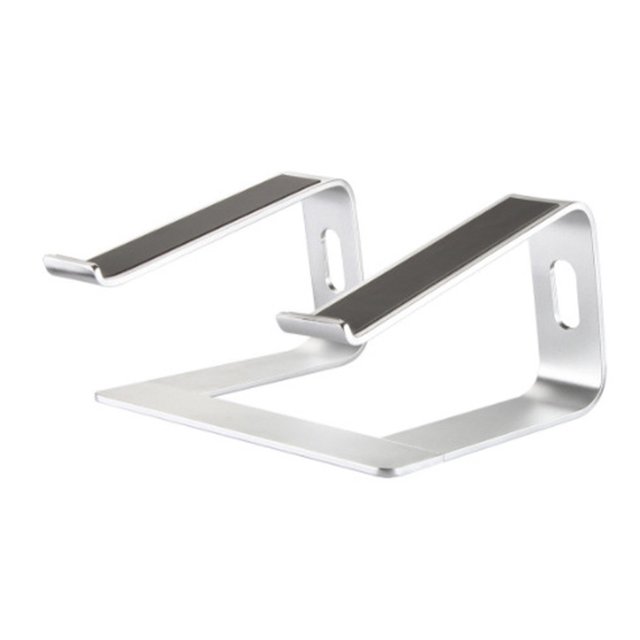 sweethay Soporte plegable para computadora portátil Soporte de aleación de aluminio con estabilidad Soporte de disipación de calor Soporte para Juegos de teclado y mouse para computadora Plata