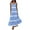 Blue summer dresses, variant on Wycnly Summer Dresses for Women Summer Dresses for Women 2024 Loose Flowy Pleated Swing Beach Boho Tank Maxi Dress Womens Fashion Striped Print U-Neck Sleeveless Long Sundresses