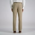 thumbnail image 2 of Men's Haggar® Premium Comfort Straight-Fit Flat-Front Dress Pants Color: Grey Size: 34X32, 2 of 4