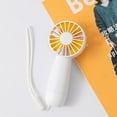 thumbnail image 4 of Handheld Mini Fan, 3 Wind Speeds Hand Fan with Comfortable Grip, Portable USB Rechargeable Small Pocket Fan, Standable Strong Airflow Cooling Fan, 4 of 8