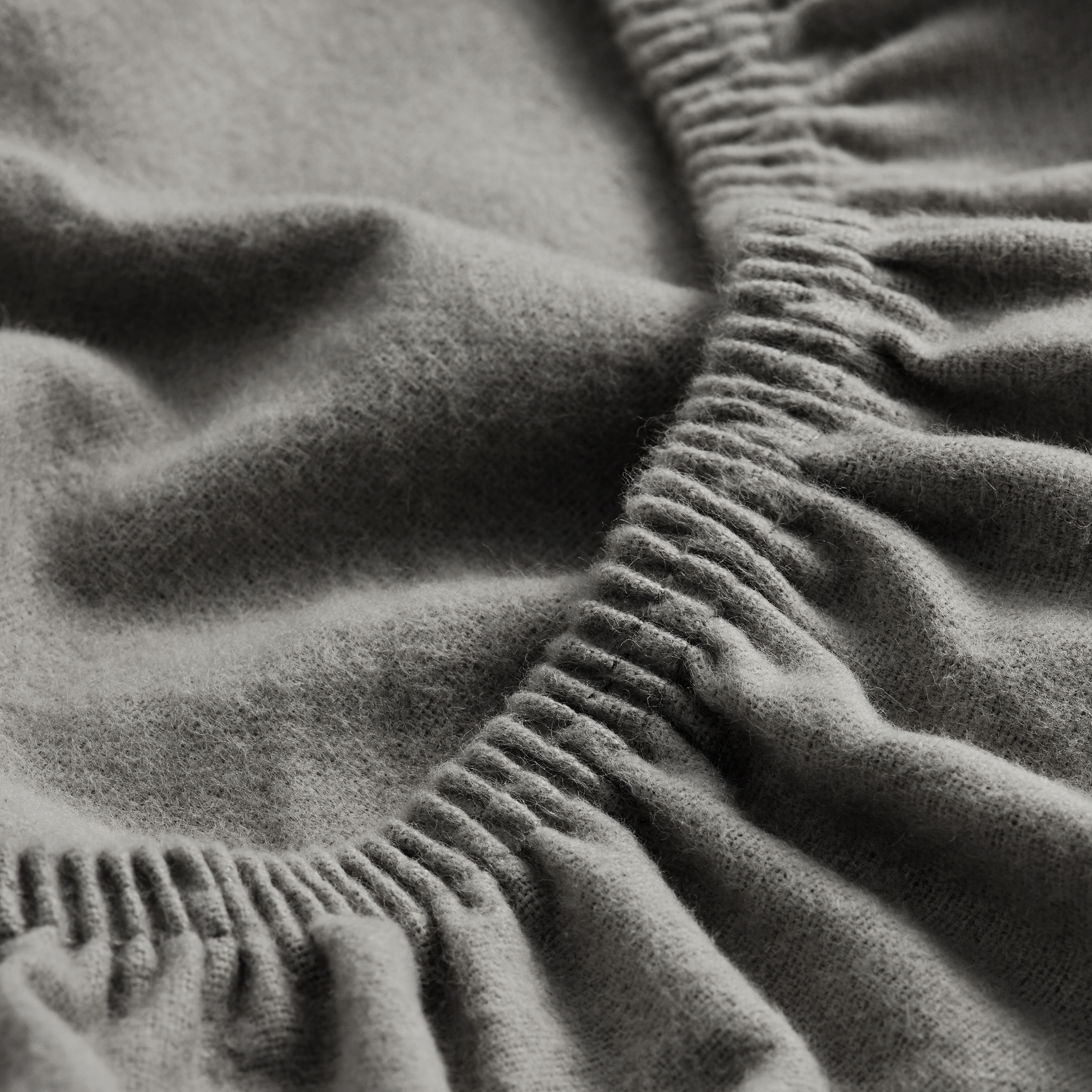 Bare Home 100% Cotton Flannel Sheet Set, Heavyweight, Deep Pocket (Queen, Gray) - image 5 of 5