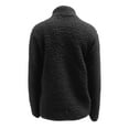 thumbnail image 4 of Baqcunre Cardigan Sweaters For Women Lightweight 2023 European And American Standing Collar Top Sweater Women's Casual Fashion D Zipper Bubble Fleece Jacket Womens Jacket Fall Outfits Black M, 4 of 4
