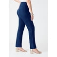thumbnail image 6 of Roaman's Women's Plus Size Petite Plus Size Comfort Stretch Straight Leg Jean, 6 of 6