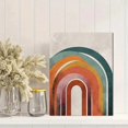thumbnail image 2 of Qisvanset Retro Rainbow Sun Arch Canvas Print 12x16 Inch Boho Room Decor, 2 of 8