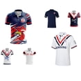 thumbnail image 2 of Polo de punto para hombre Sydney Rooster Castor 2024 con múltiples estilos retro de alta calidad, 2 of 5