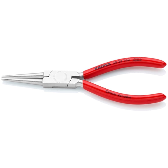 KNIPEX 30 33 160 Pinza de bocas largas recubierto de plástico cromado 160 mm