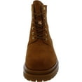 thumbnail image 3 of Lauren Ralph Lauren Womens Carlee Leather Pull On Combat & Lace-up Boots, 3 of 3