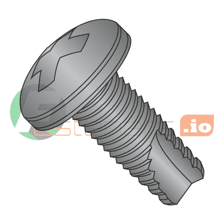 

6-32 x 5/16 Type 23 Thread Cutting Screws / Phillips / Pan Head / Steel / Black Zinc (Quantity: 10 000 pcs)