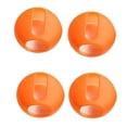 thumbnail image 3 of 5 pares de tapones de silicona para los oídos, almohadillas y geles para los oídos deportivos. naranja, 3 of 8