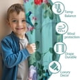 thumbnail image 3 of Blackout Kids Curtains,Pioneer Flower Floral Print Pattern Childrens Insulated Curtains Set Of 2,Bedroom Essentials,Toddler Room Decor 42"x54", 3 of 5