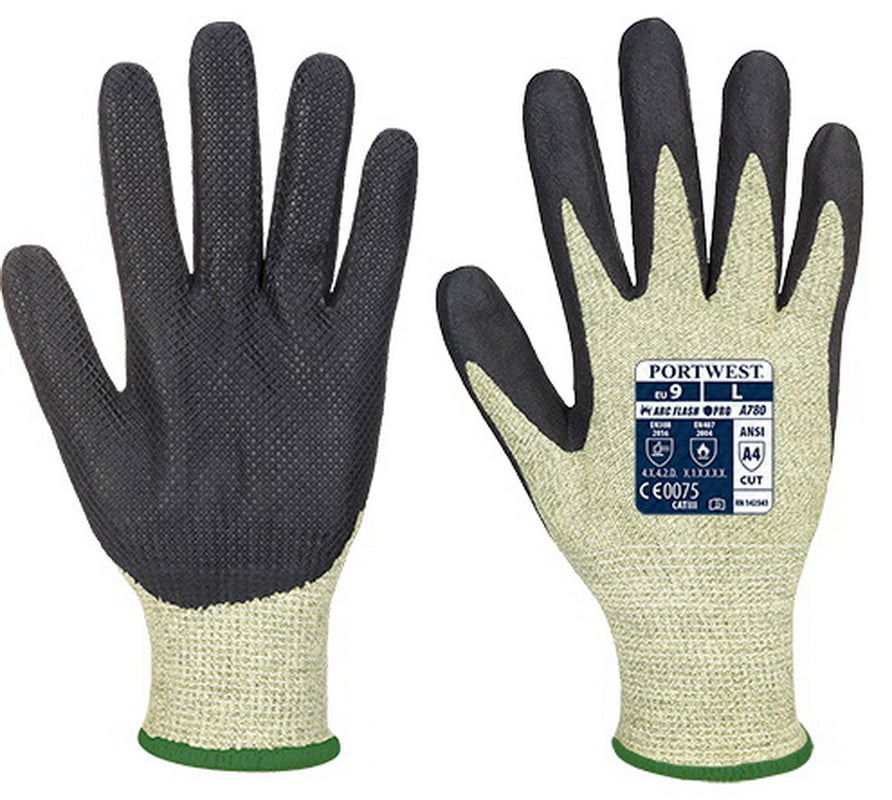 Portwest A150 Latex Rubber Work Wear Safety Grip Gardening Builder Gloves 