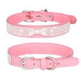 thumbnail image 2 of Mumup 1Pack Small Dog Collar for Female Dogs Bling Diamond Crystal Glitter Jewel Sparkly Rhinestone Cute Cat Pet Animals Puppy Collars Girl for XXS XS Small Medium Large, 2 of 6
