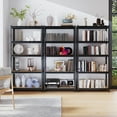 thumbnail image 3 of ZEUKMXOO 2400LBS Garage Shelving Unit, 60"H*27.5"W*11.8"D Adjustable Storage Shelves, 5-Tier Heavy Duty Shelf Rack for Basment, Garage, Pantry, Warehouse, Kitchen, 3 of 7