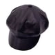thumbnail image 1 of Nvzi Gorro de vendedor de periódicos, 8 piezas, de piel sintética, con forma de manzana, estilo retro, boina, regalo (negro), 1 of 4
