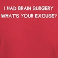 thumbnail image 3 of CafePress - I Had Brain Surgery Dark T Shirt - Men's Classic Graphic Cotton T-Shirt, 3 of 4