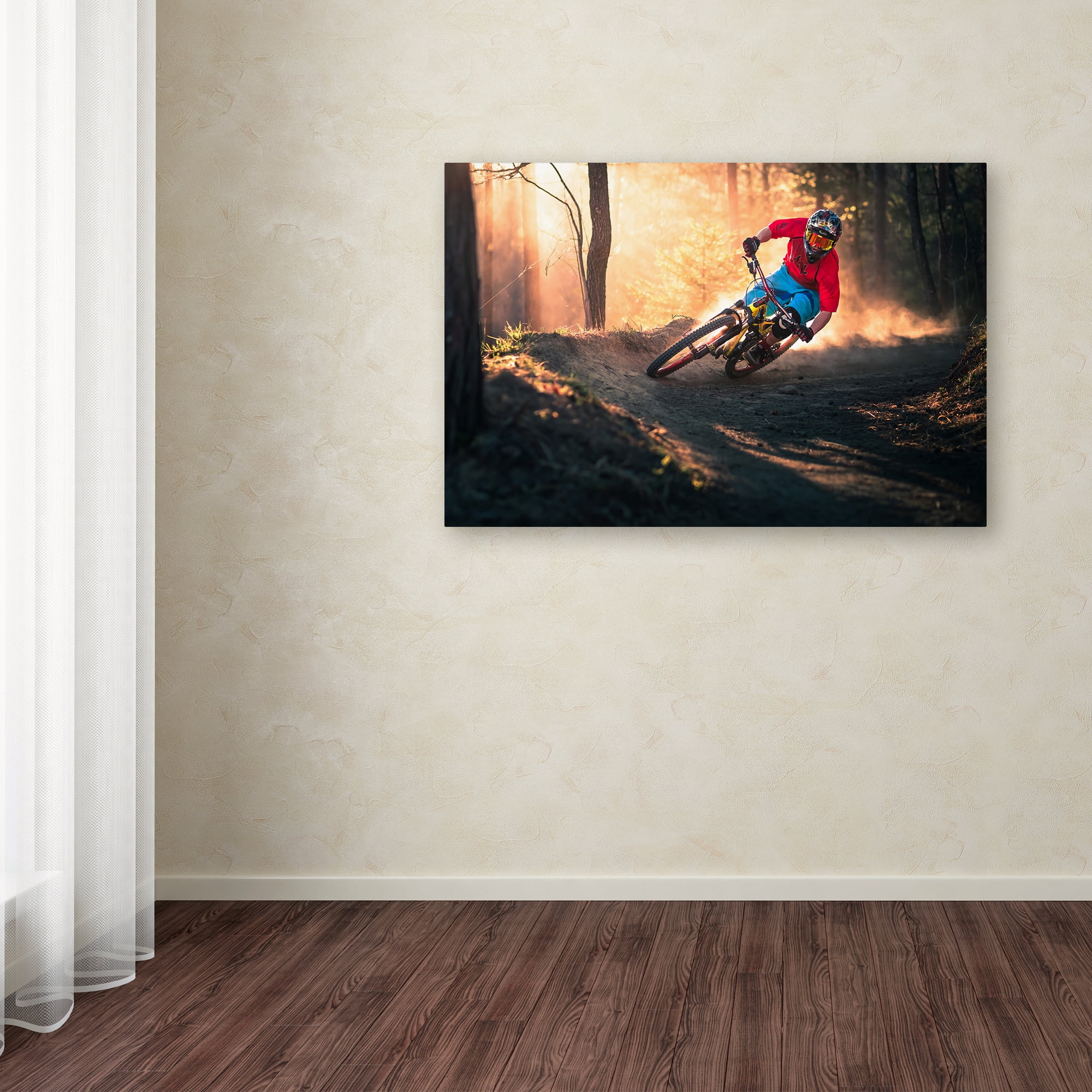 Trademark Fine Art 'Golden Bermed Corner' Canvas Art by Sandi Bertoncelj