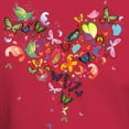 thumbnail image 3 of CafePress - Heart Of Butterflies T Shirt - Men's Classic Graphic Cotton T-Shirt, 3 of 4