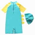 thumbnail image 5 of NIEWTR Toddler Infant Baby Boy Swimsuit Newborn Rash Guard Boys One Piece Zipper Bathing Suit Swimwear(Light Green,3-4 Years), 5 of 5
