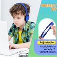 thumbnail image 4 of Auriculares infantiles Wensdo HY857, paquete de 12, con cable y multicolor, 4 of 6