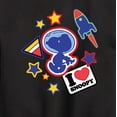 thumbnail image 3 of Peanuts - Space Snoopy Flair - Youth Crewneck Sweatshirt, 3 of 6